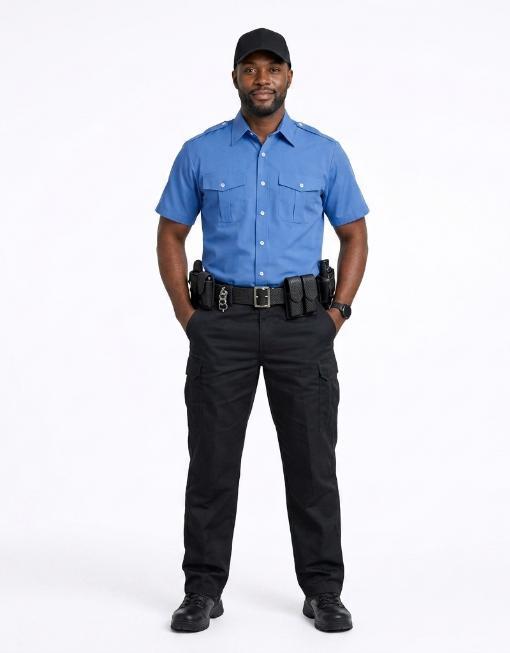 Professional security officer duty uniform