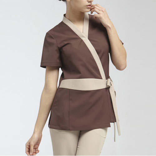 Elegant spa therapist uniform design