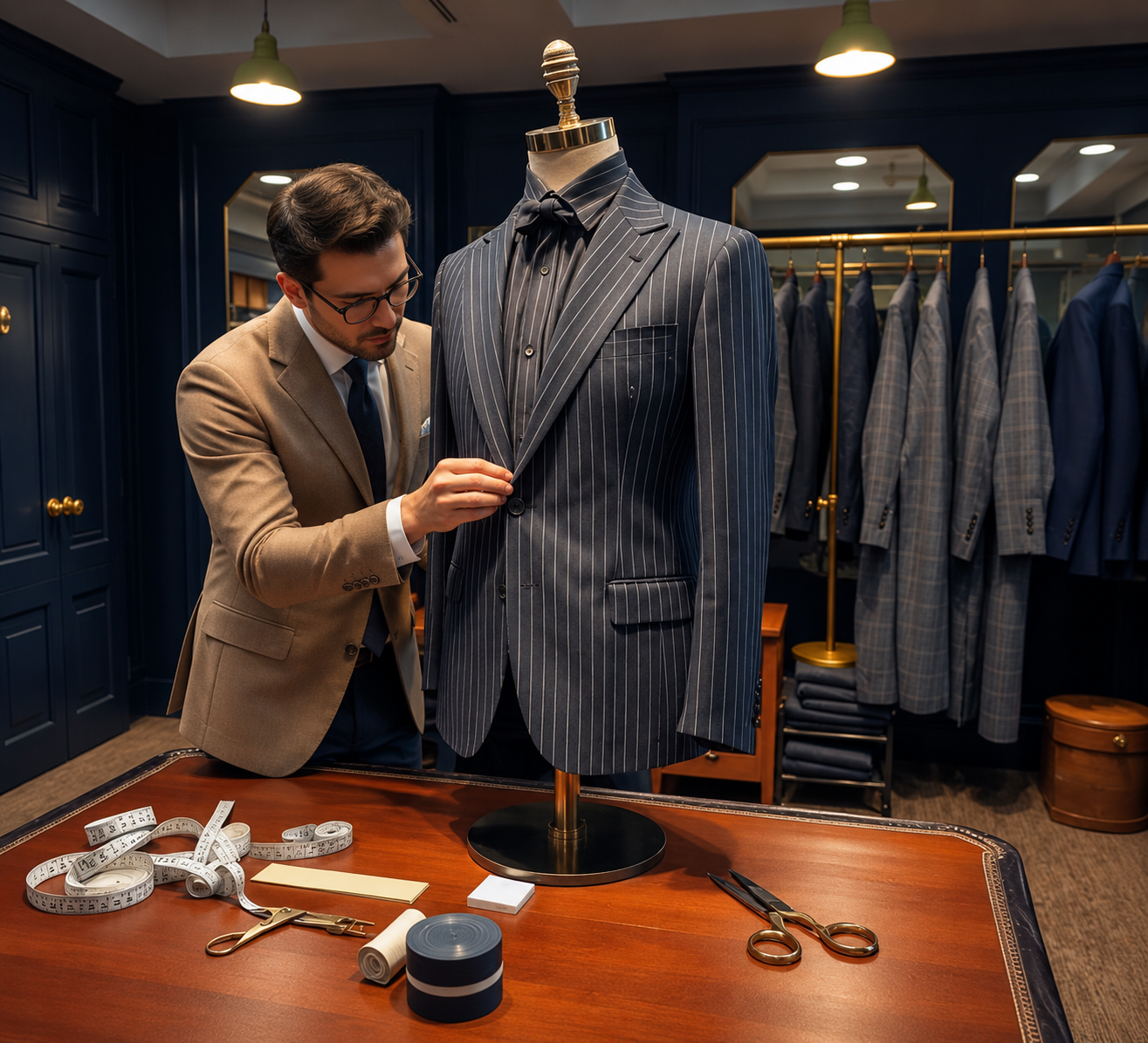 Bespoke Suit Tailoring Workshop