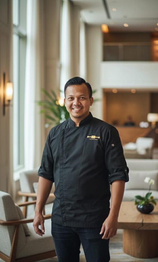 Executive chef professional kitchen uniform
